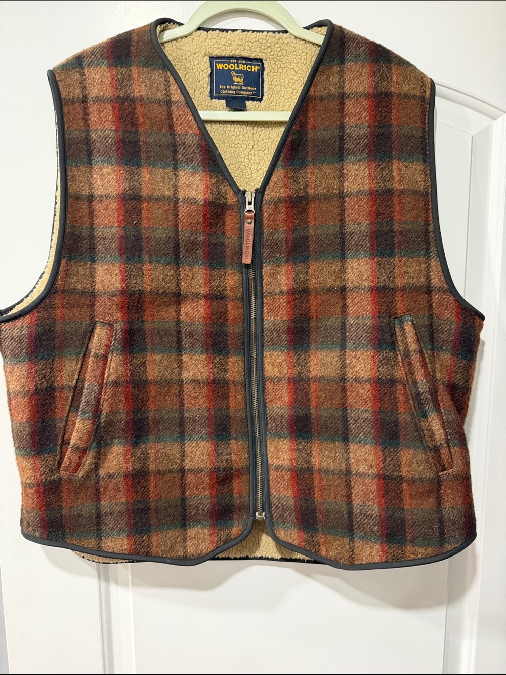 Woolrich lined vest